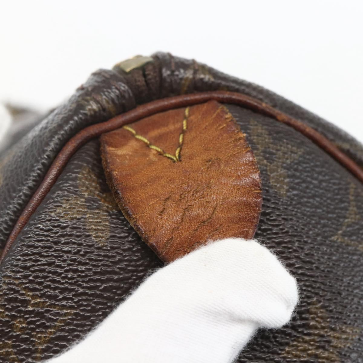 LOUIS VUITTON Monogram Speedy 30 Hand Bag M41526 LV Auth 155573