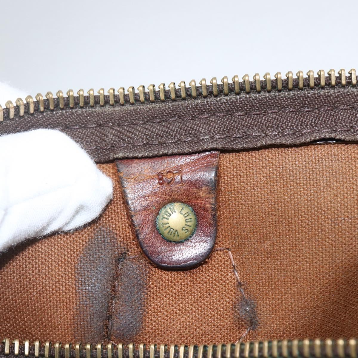 LOUIS VUITTON Monogram Speedy 30 Hand Bag M41526 LV Auth 155573