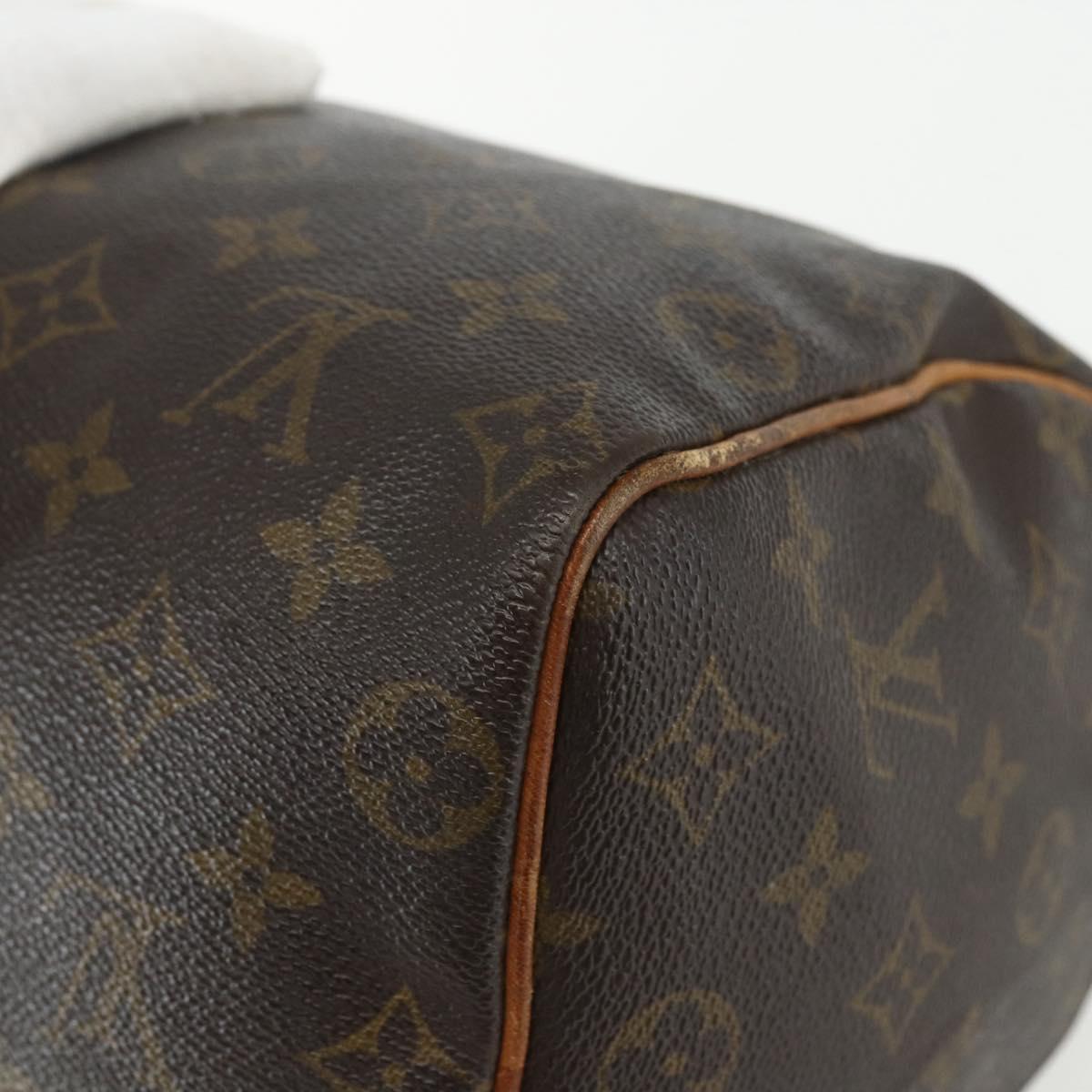 LOUIS VUITTON Monogram Speedy 25 Hand Bag M41528 LV Auth 155574