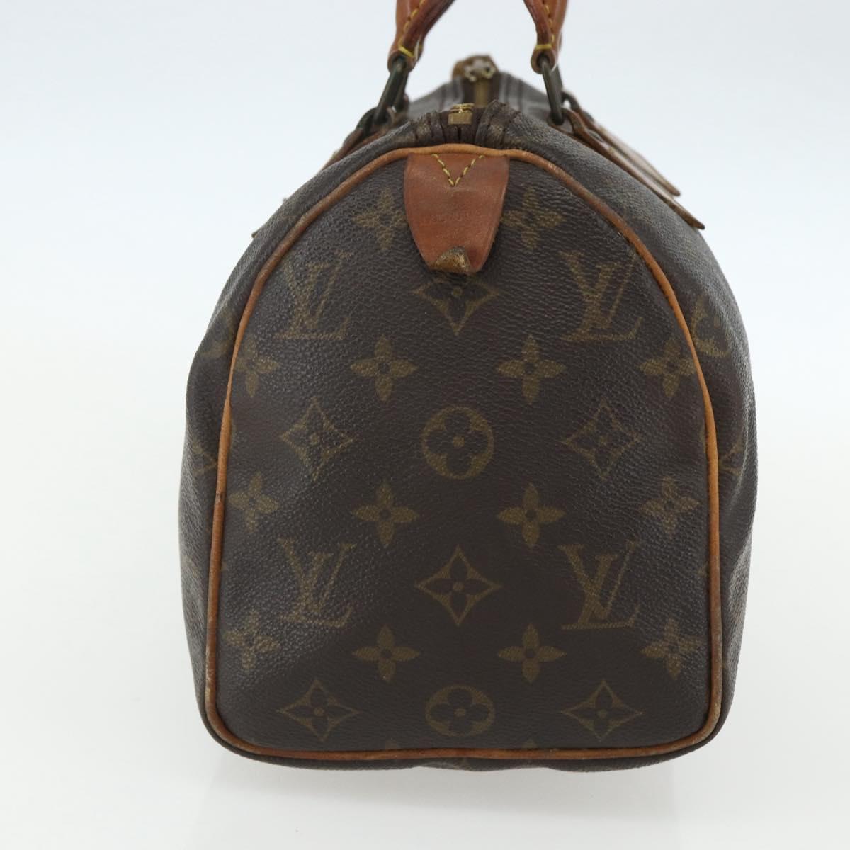 LOUIS VUITTON Monogram Speedy 25 Hand Bag M41528 LV Auth 155574
