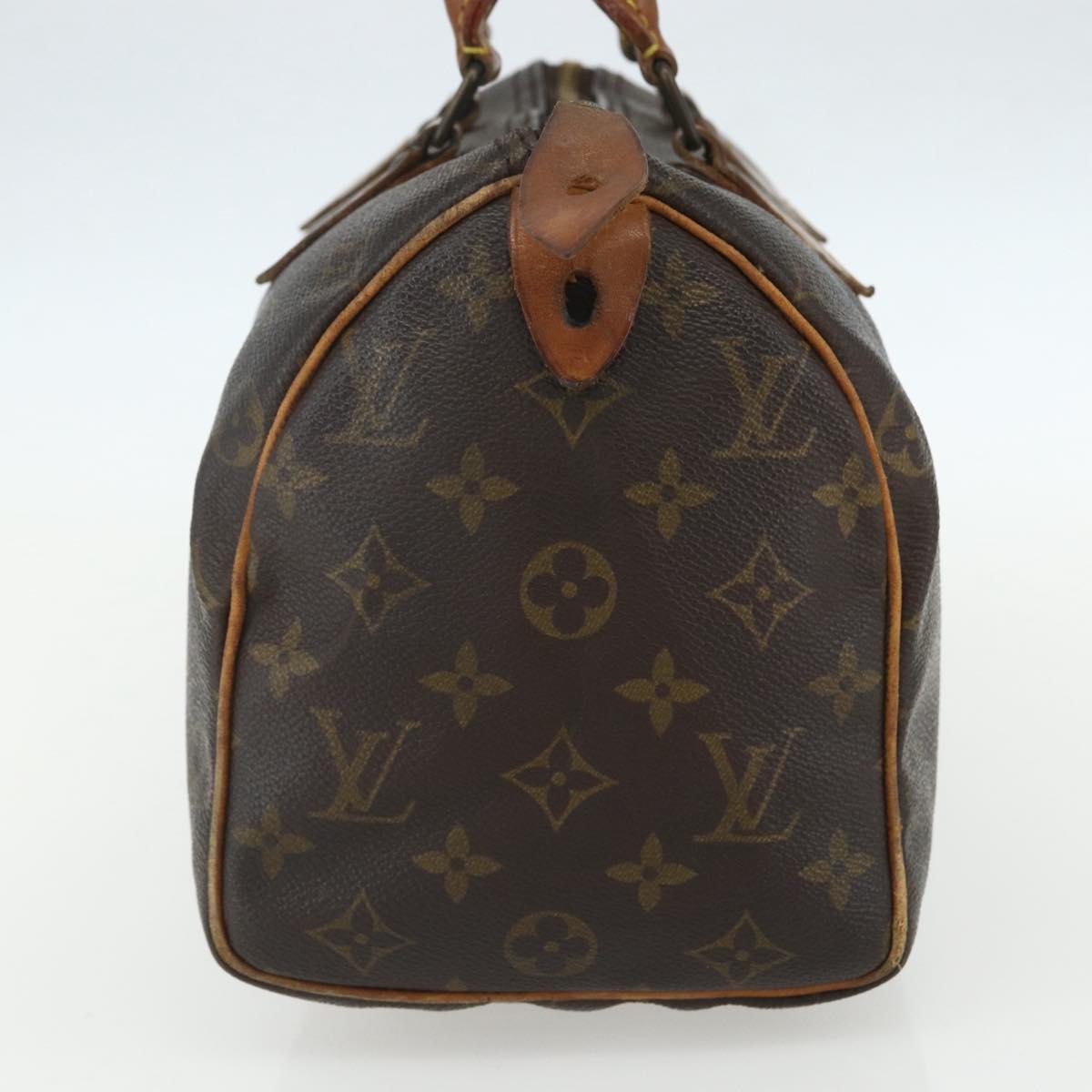 LOUIS VUITTON Monogram Speedy 25 Hand Bag M41528 LV Auth 155574