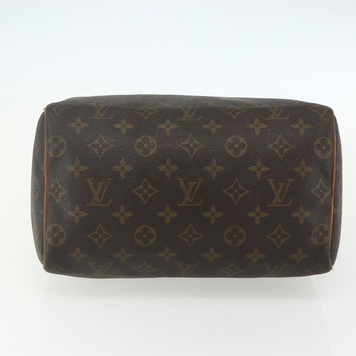 LOUIS VUITTON Monogram Speedy 25 Hand Bag M41528 LV Auth 155574