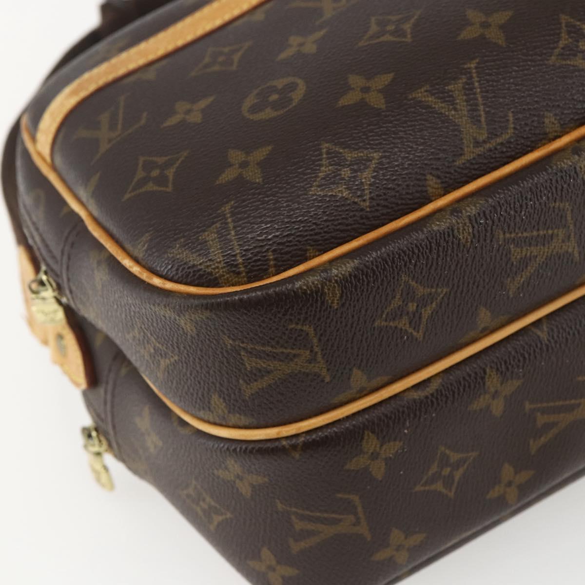 LOUIS VUITTON Monogram Reporter PM Shoulder Bag M45254 LV Auth 155576