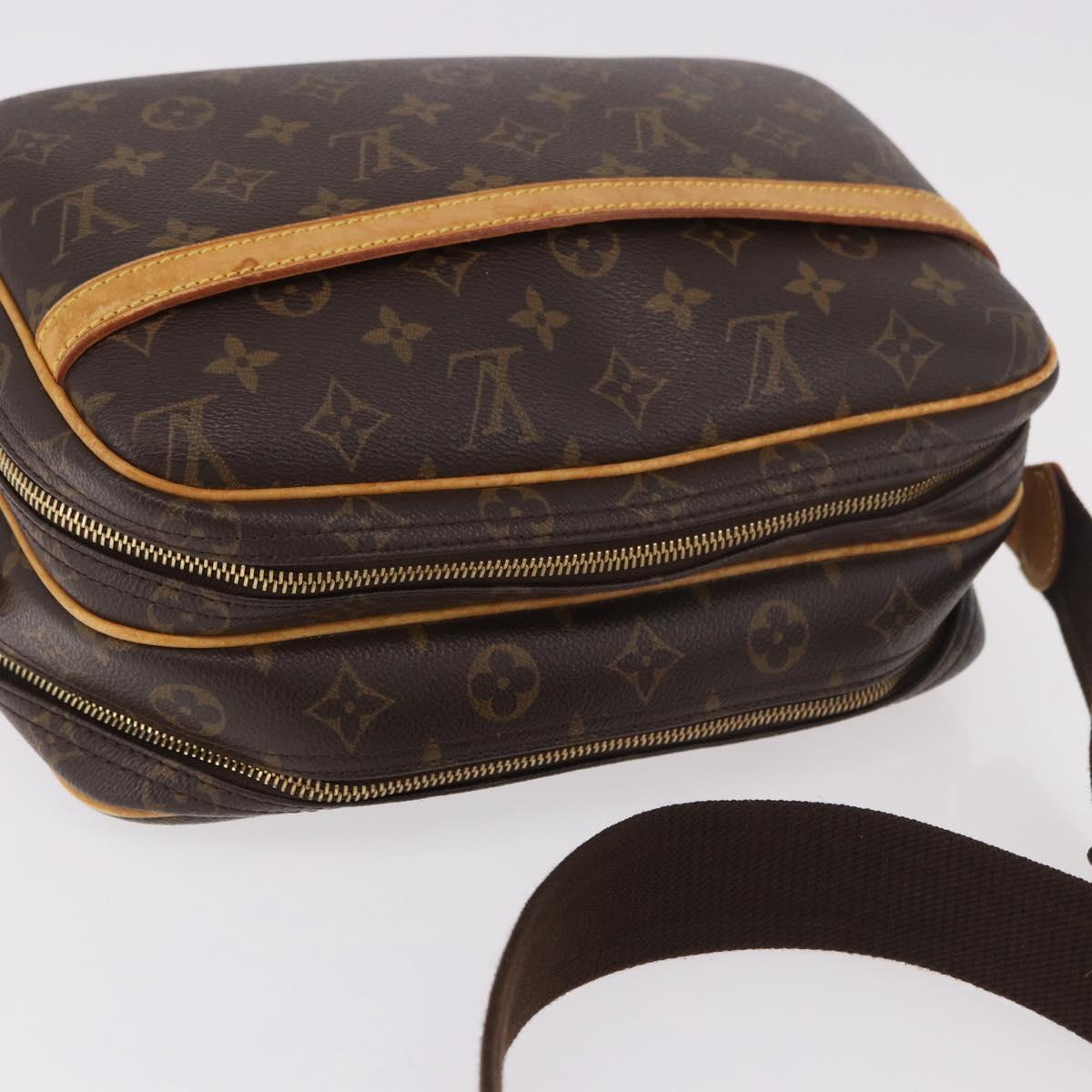 LOUIS VUITTON Monogram Reporter PM Shoulder Bag M45254 LV Auth 155576