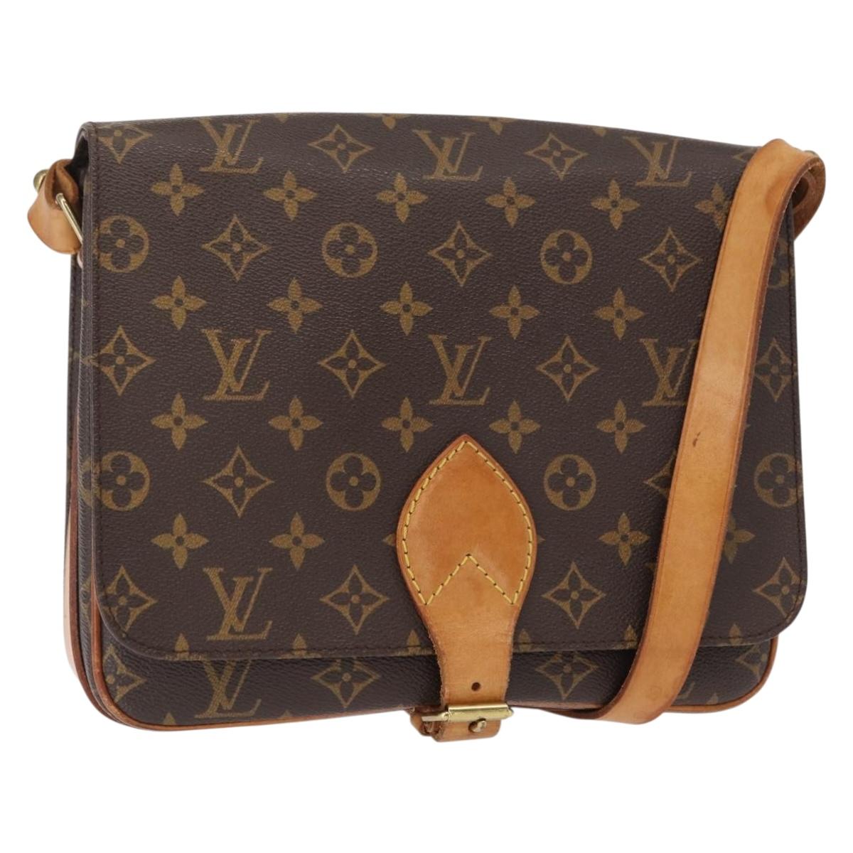 LOUIS VUITTON Monogram Cartouchiere GM Shoulder Bag M51252 LV Auth 155577