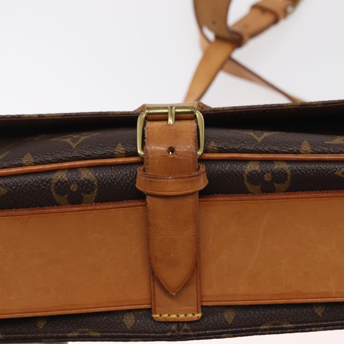 LOUIS VUITTON Monogram Cartouchiere GM Shoulder Bag M51252 LV Auth 155577