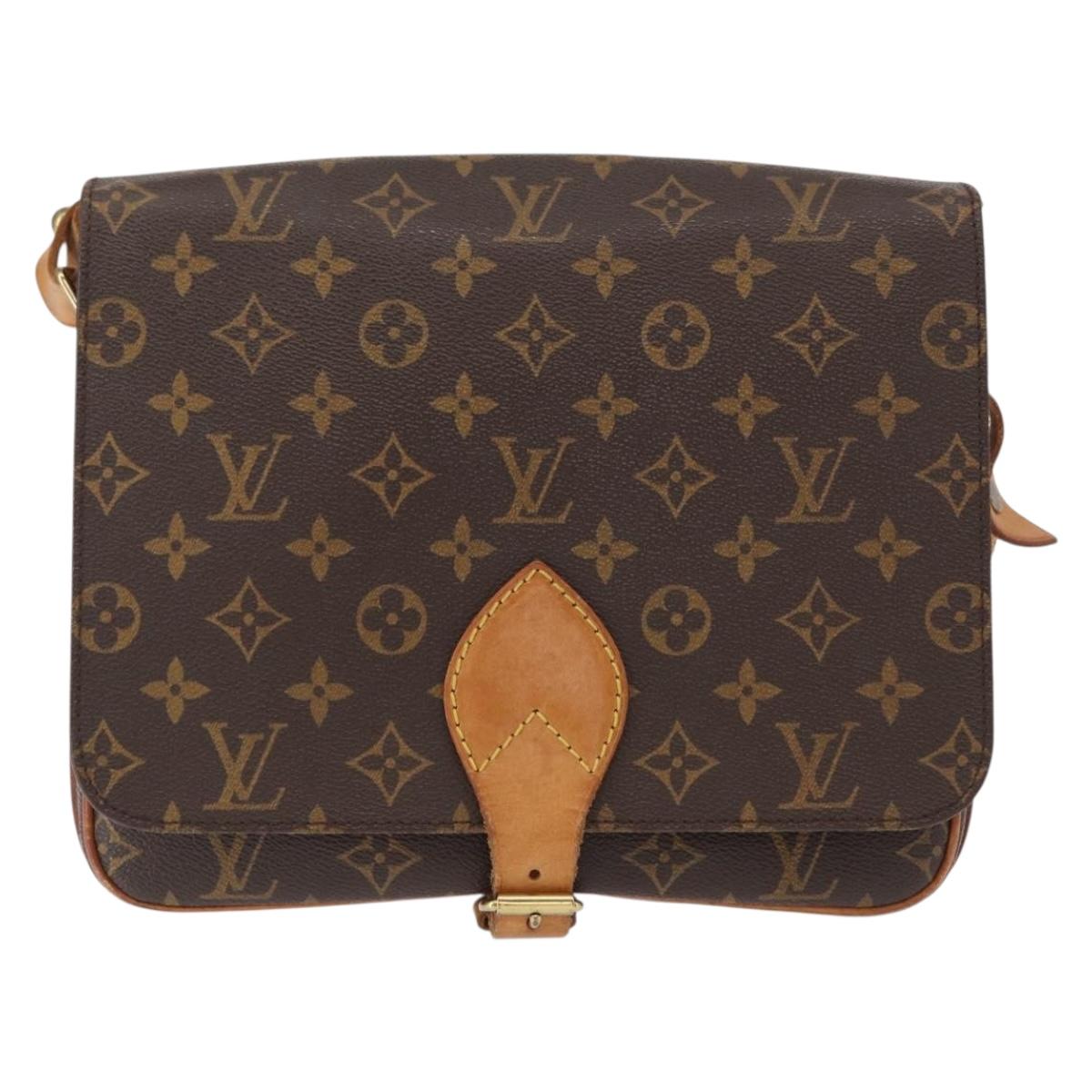 LOUIS VUITTON Monogram Cartouchiere GM Shoulder Bag M51252 LV Auth 155577