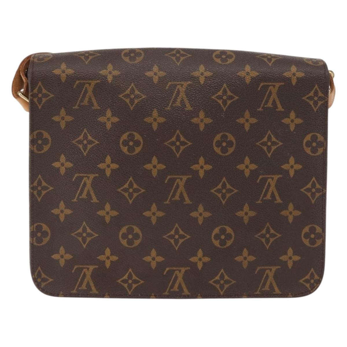 LOUIS VUITTON Monogram Cartouchiere GM Shoulder Bag M51252 LV Auth 155577