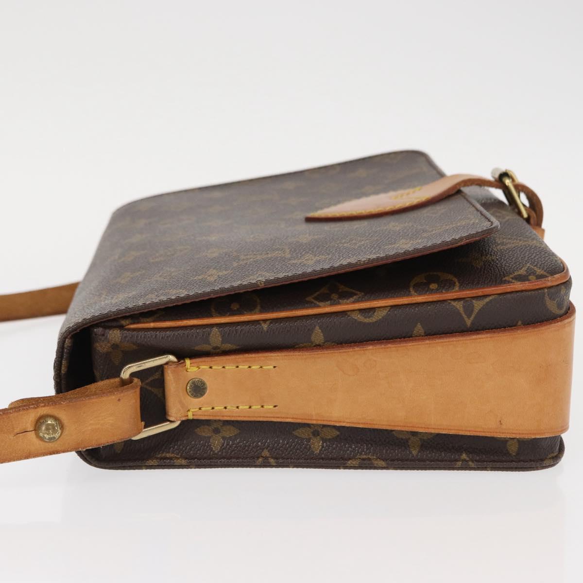 LOUIS VUITTON Monogram Cartouchiere GM Shoulder Bag M51252 LV Auth 155577
