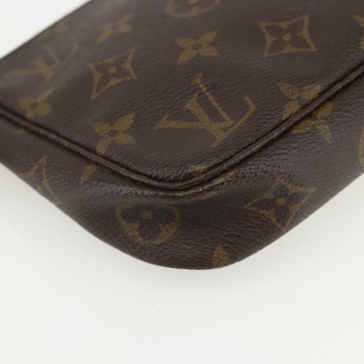 LOUIS VUITTON Monogram Pochette Accessoires Pouch M51980 LV Auth 155579