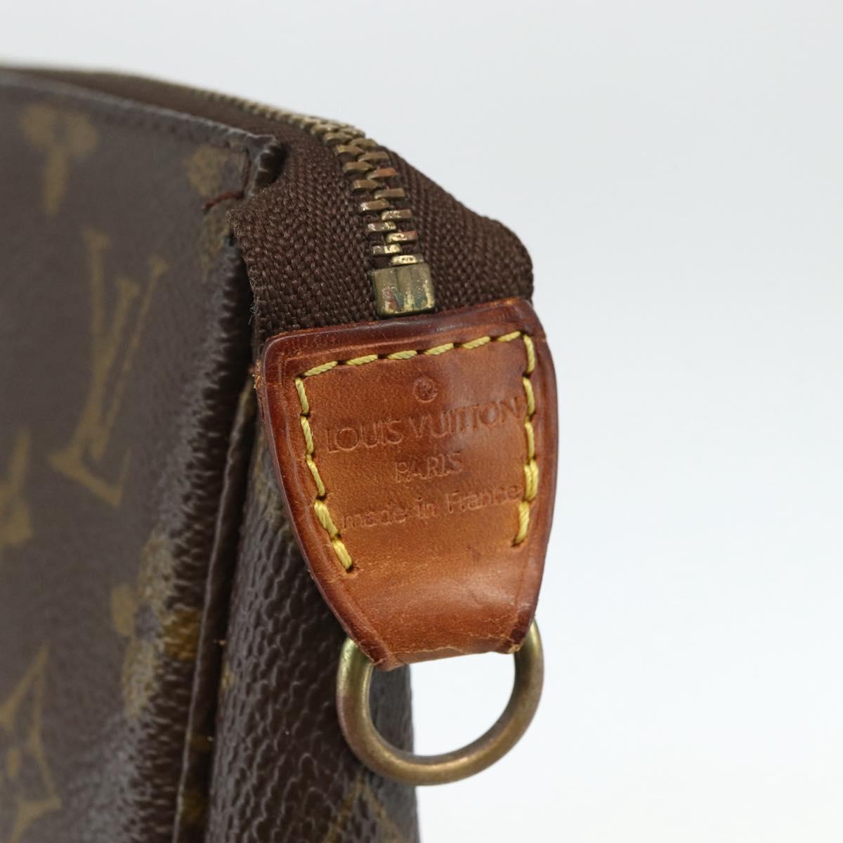 LOUIS VUITTON Monogram Pochette Accessoires Pouch M51980 LV Auth 155579