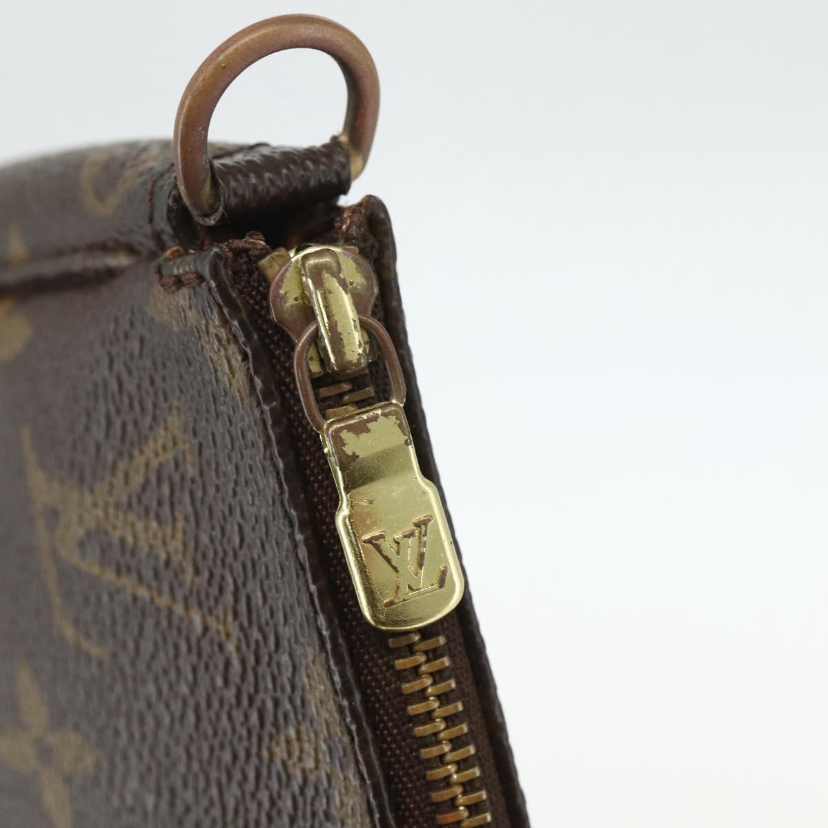 LOUIS VUITTON Monogram Pochette Accessoires Pouch M51980 LV Auth 155579