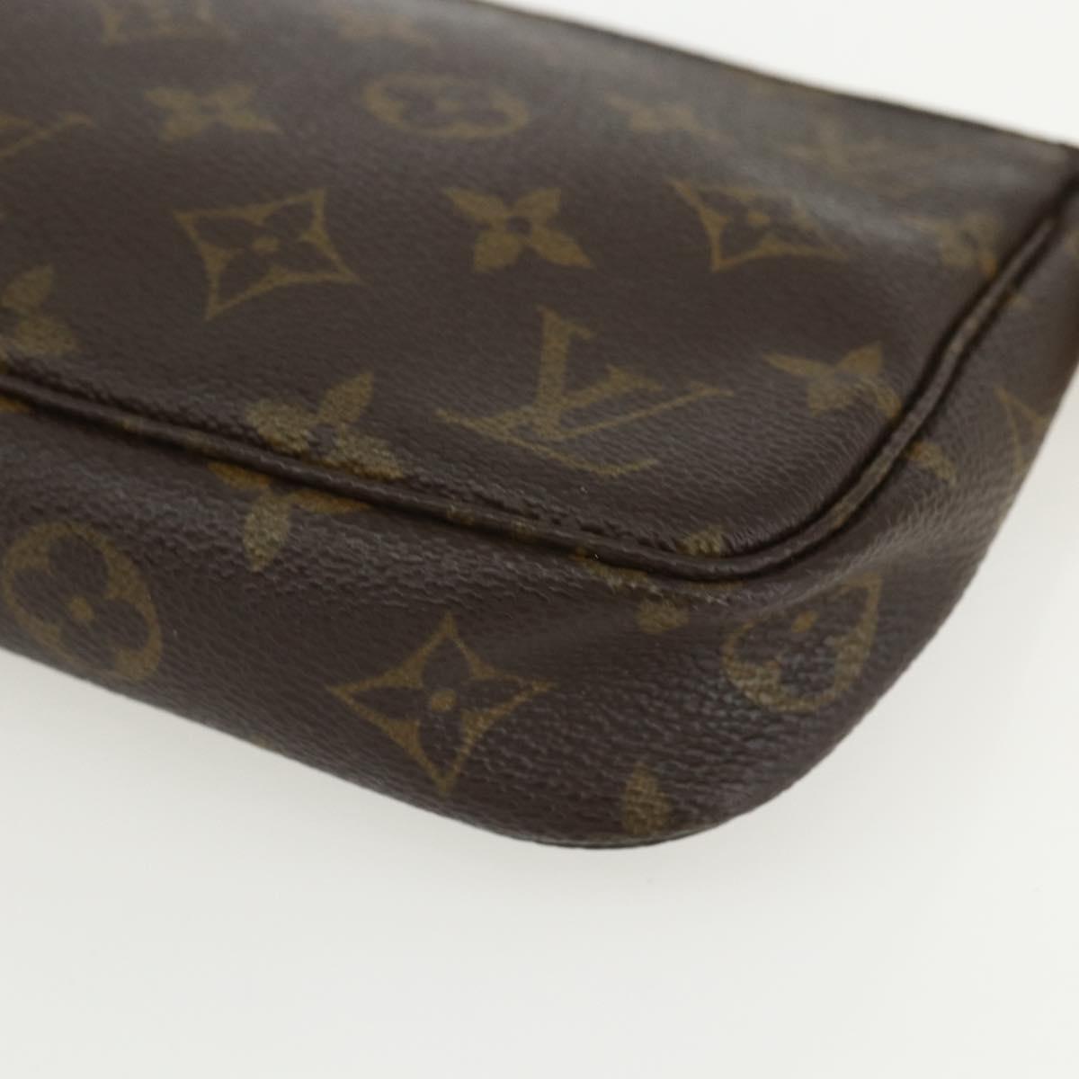 LOUIS VUITTON Monogram Pochette Accessoires Pouch M51980 LV Auth 155579
