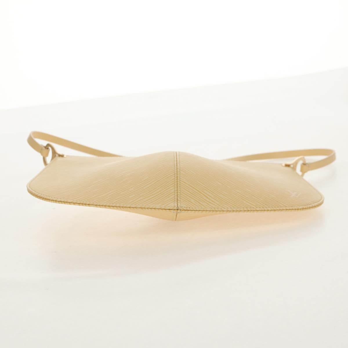 LOUIS VUITTON Epi Pochette De Mirune Pouch Vanilla M5262A LV Auth 155582V