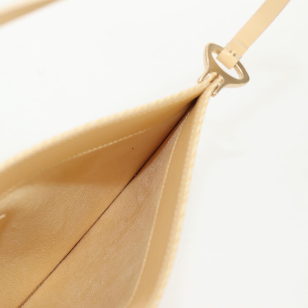 LOUIS VUITTON Epi Pochette De Mirune Pouch Vanilla M5262A LV Auth 155582V