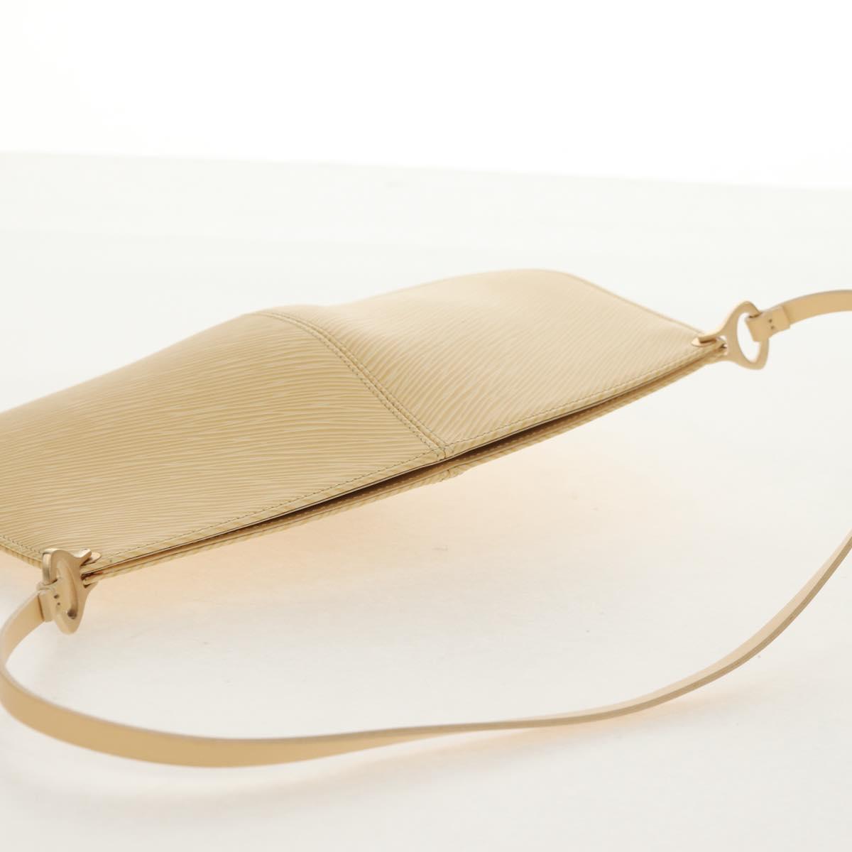 LOUIS VUITTON Epi Pochette De Mirune Pouch Vanilla M5262A LV Auth 155582V