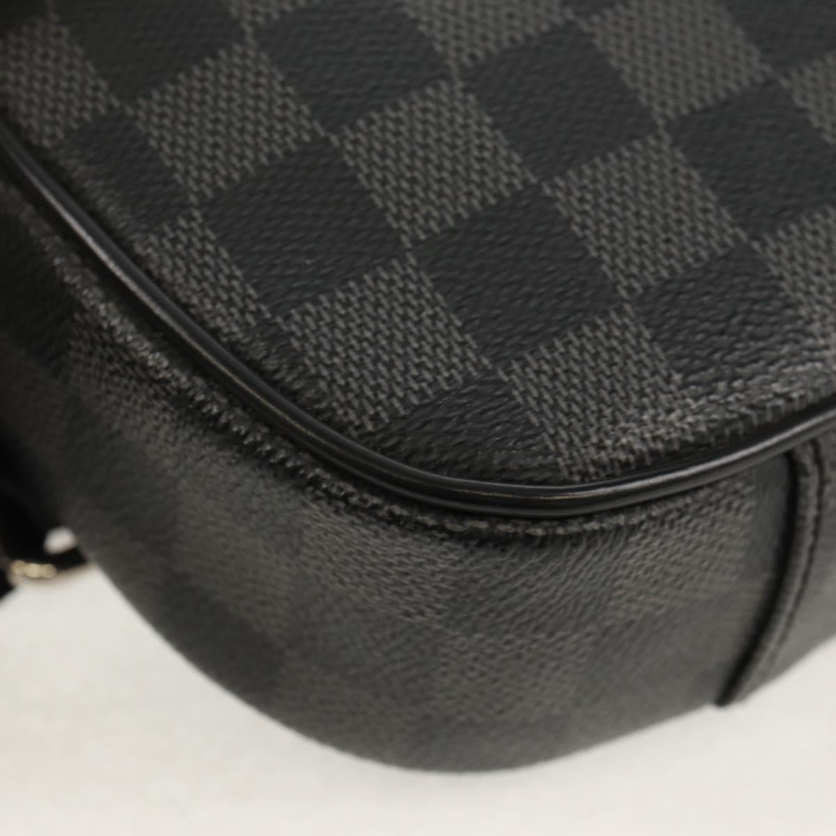 LOUIS VUITTON Damier Graphite Ambreil Shoulder Bag N41289 LV Auth 155584V