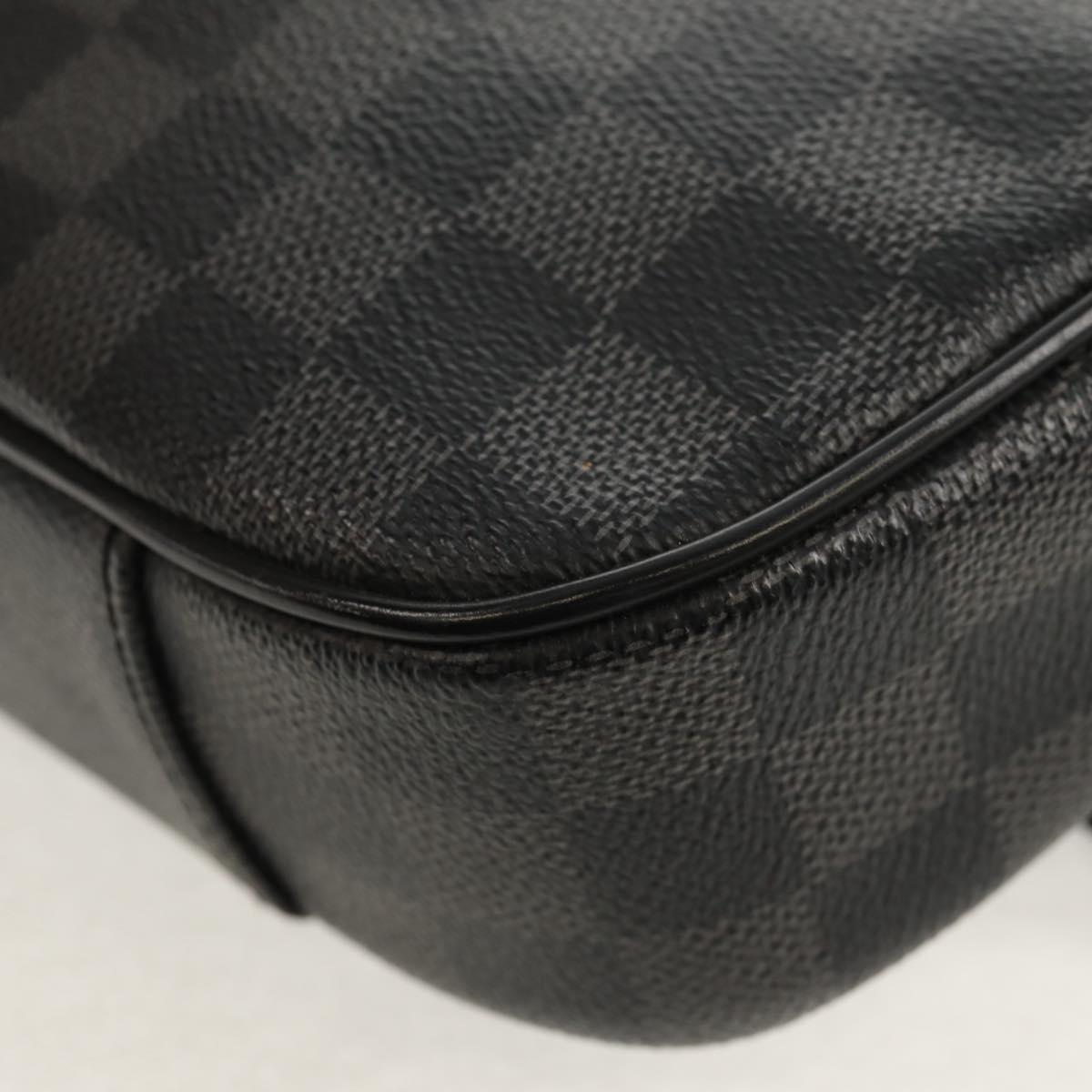LOUIS VUITTON Damier Graphite Ambreil Shoulder Bag N41289 LV Auth 155584V