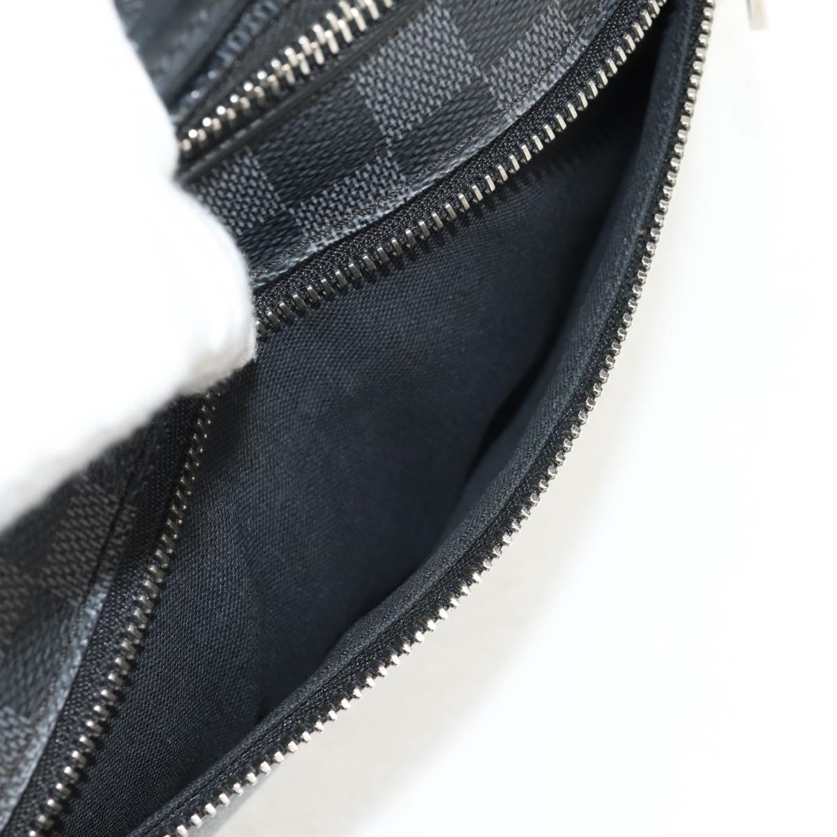 LOUIS VUITTON Damier Graphite Ambreil Shoulder Bag N41289 LV Auth 155584V