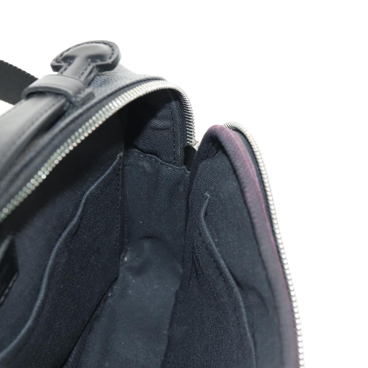 LOUIS VUITTON Damier Graphite Ambreil Shoulder Bag N41289 LV Auth 155584V