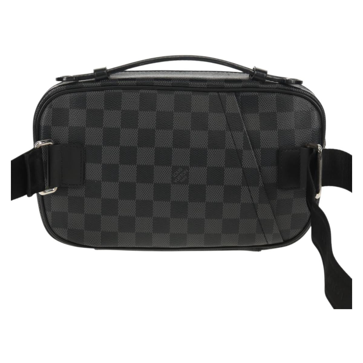 LOUIS VUITTON Damier Graphite Ambreil Shoulder Bag N41289 LV Auth 155584V