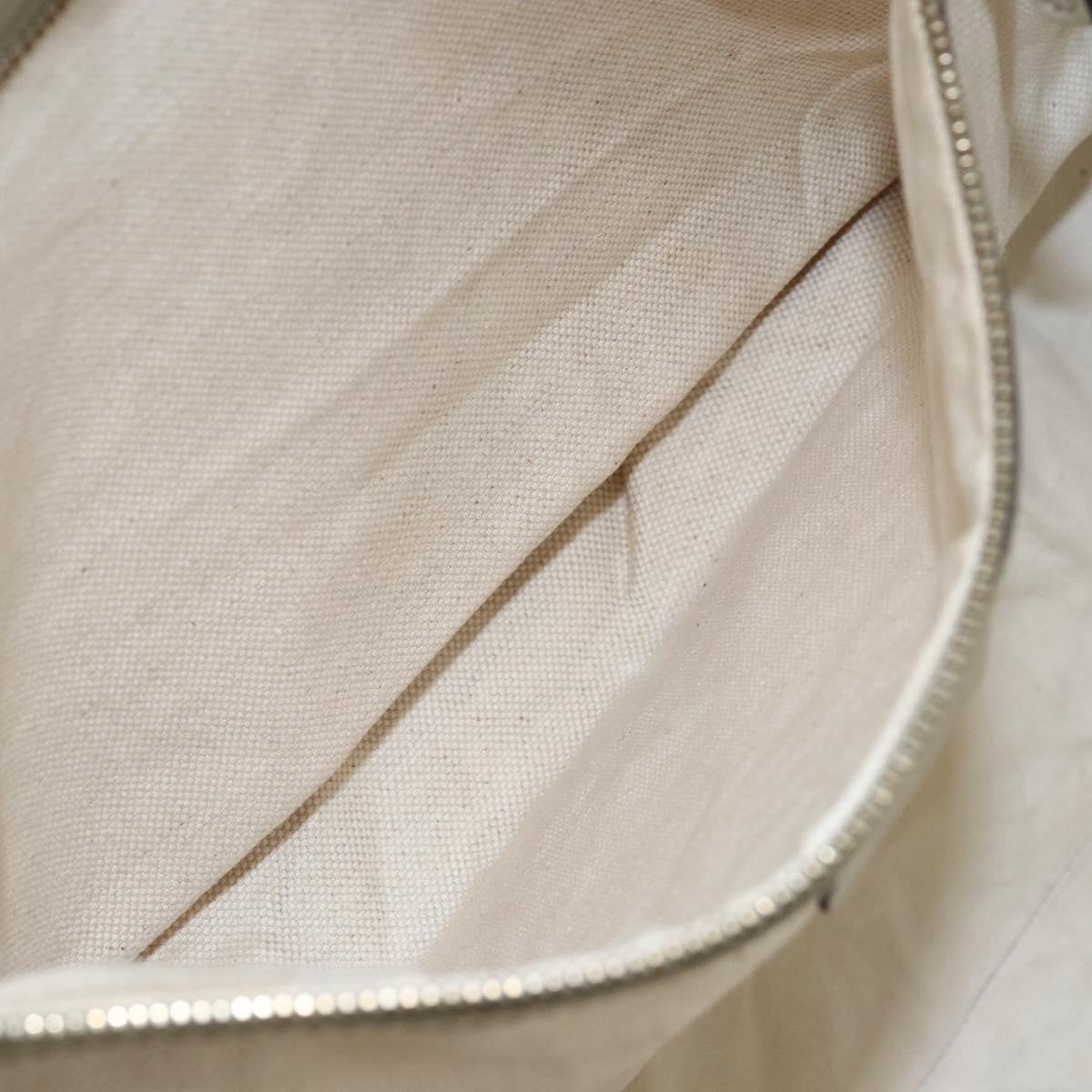 GUCCI Pretty GG Canvas Web Sherry Line Hand Bag Beige Gold 257349 Auth 155585