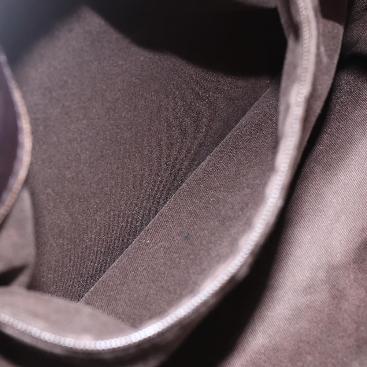 GUCCI GG Canvas Tote Bag Brown 101341 Auth 155591