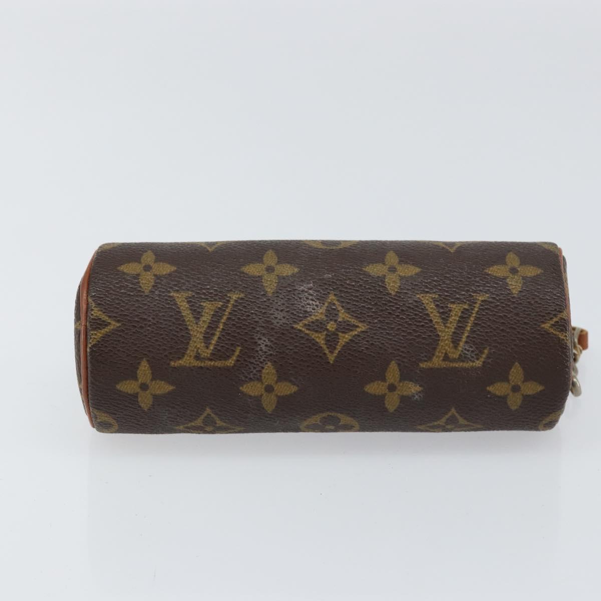 LOUIS VUITTON Monogram Papillon Pouch LV Auth 155606