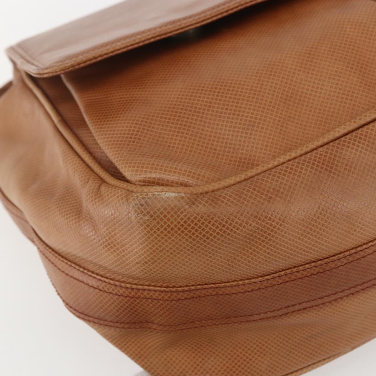 BOTTEGA VENETA Shoulder Bag Leather Brown Auth 155611