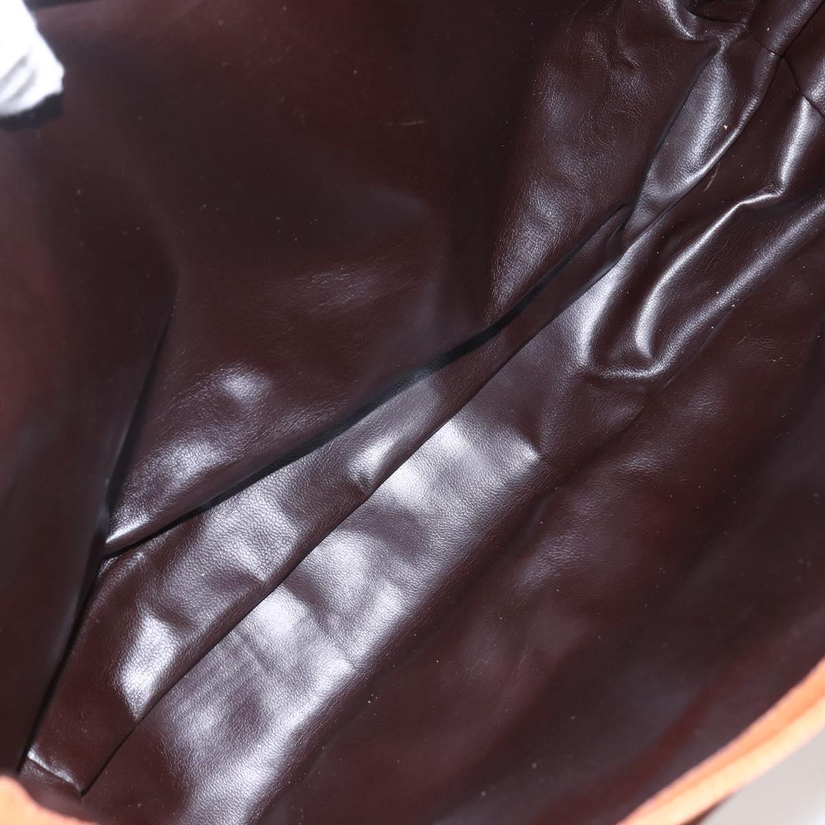 BOTTEGA VENETA Shoulder Bag Leather Brown Auth 155611