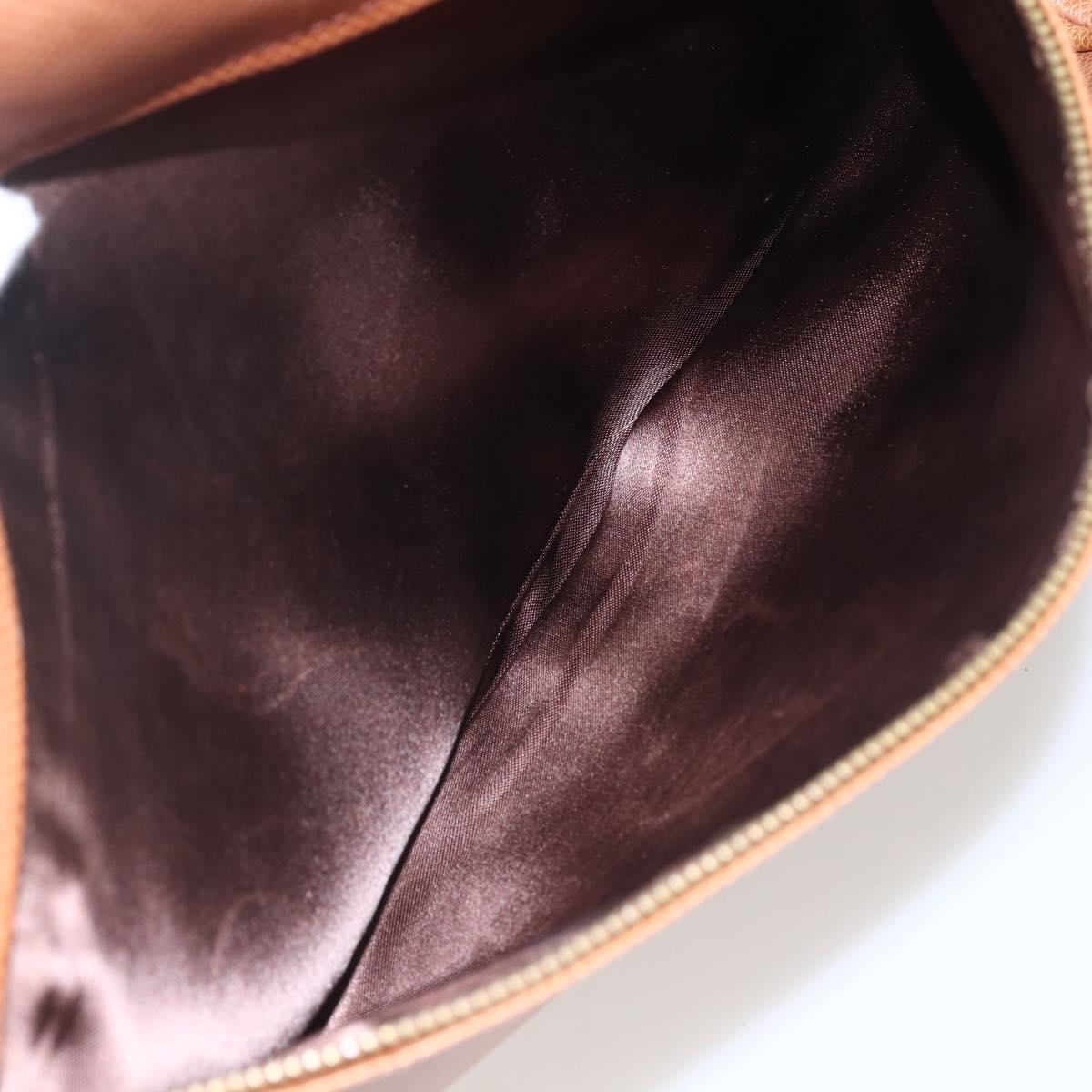 BOTTEGA VENETA Shoulder Bag Leather Brown Auth 155611