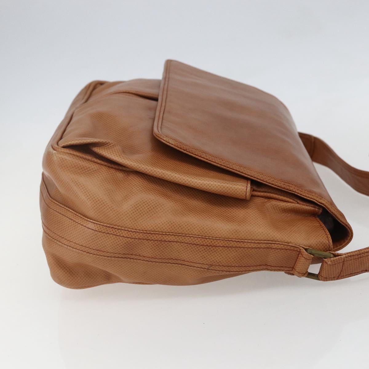 BOTTEGA VENETA Shoulder Bag Leather Brown Auth 155611