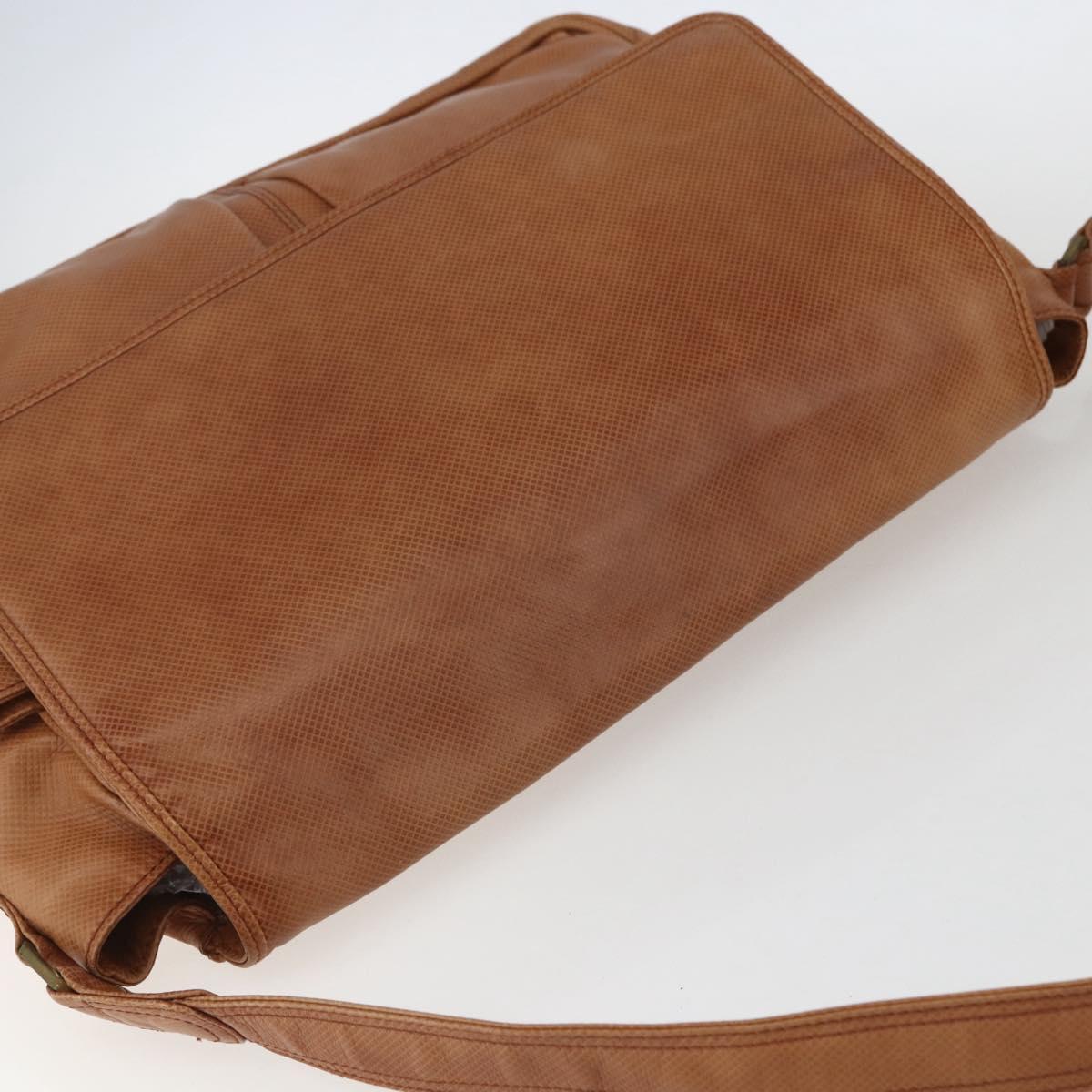 BOTTEGA VENETA Shoulder Bag Leather Brown Auth 155611