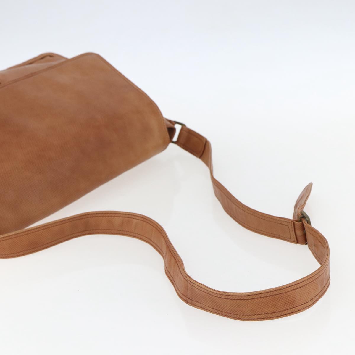 BOTTEGA VENETA Shoulder Bag Leather Brown Auth 155611