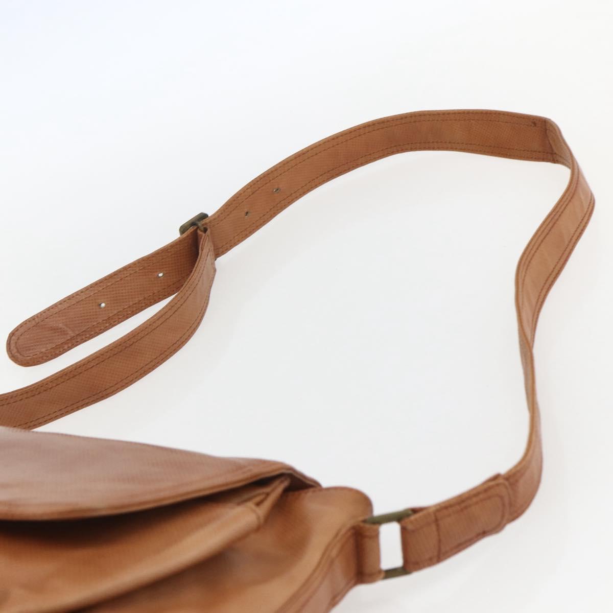 BOTTEGA VENETA Shoulder Bag Leather Brown Auth 155611