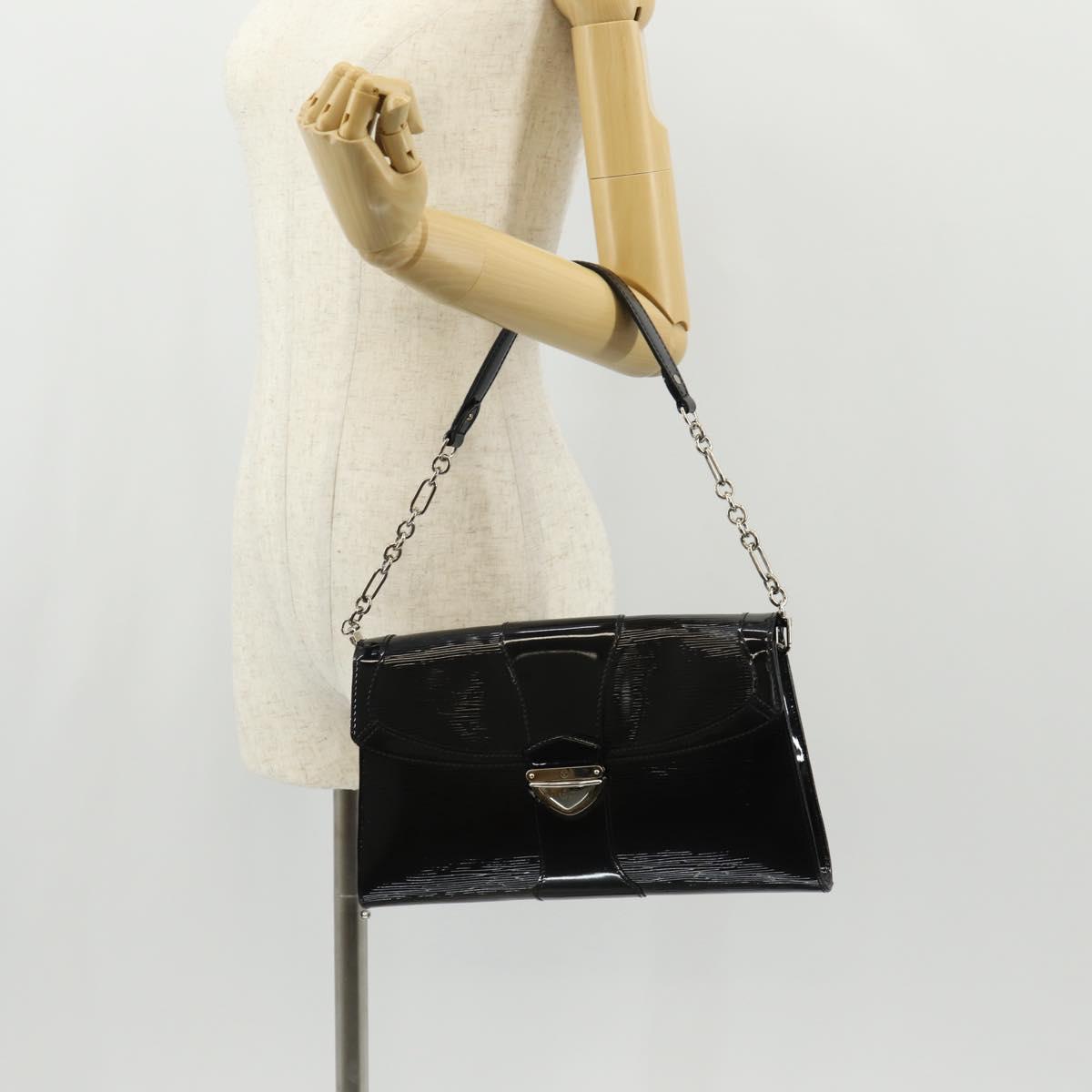 LOUIS VUITTON Epi Jena Pochette Shoulder Bag Noir Electric M4027N Auth 155622V