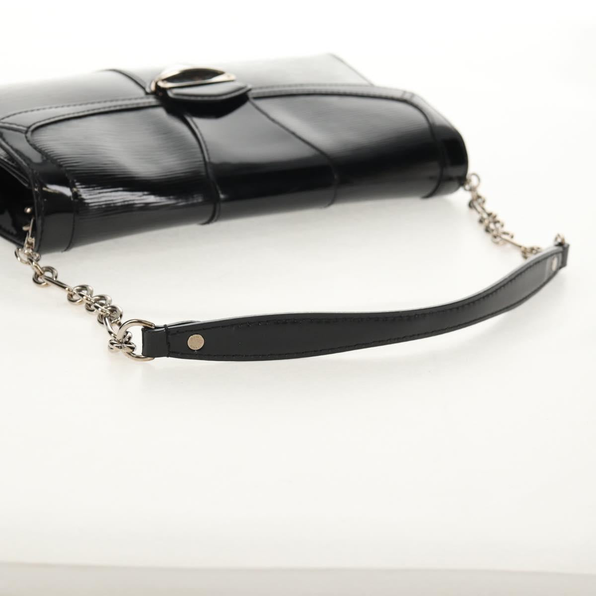 LOUIS VUITTON Epi Jena Pochette Shoulder Bag Noir Electric M4027N Auth 155622V