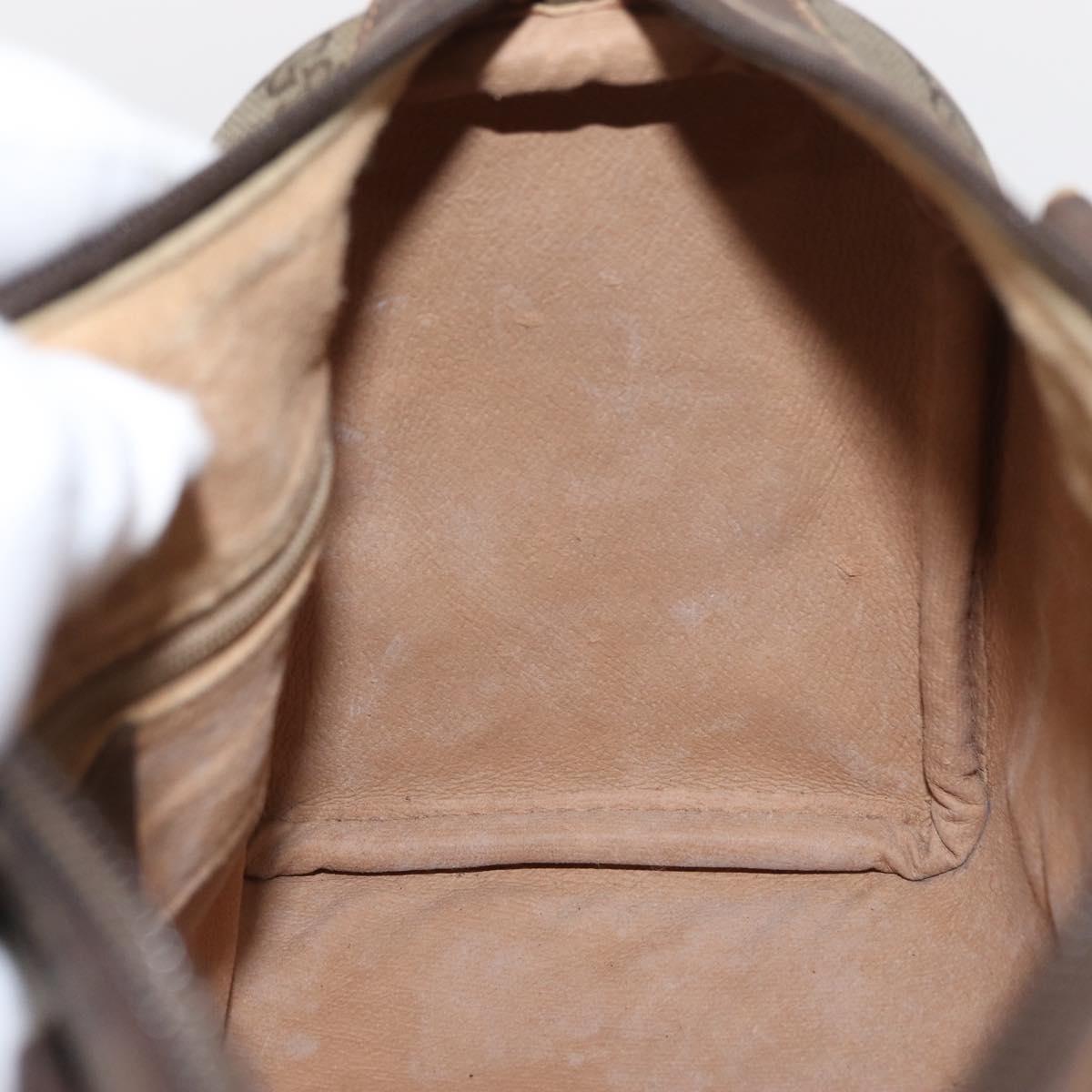 GUCCI GG Supreme Web Sherry Line Boston Bag PVC Beige Gold 40 02 006 Auth 155649