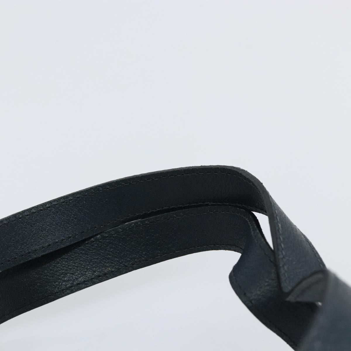 GUCCI GG Supreme Sherry Line Hand Bag PVC Navy Red 41 02 079 Auth 155654