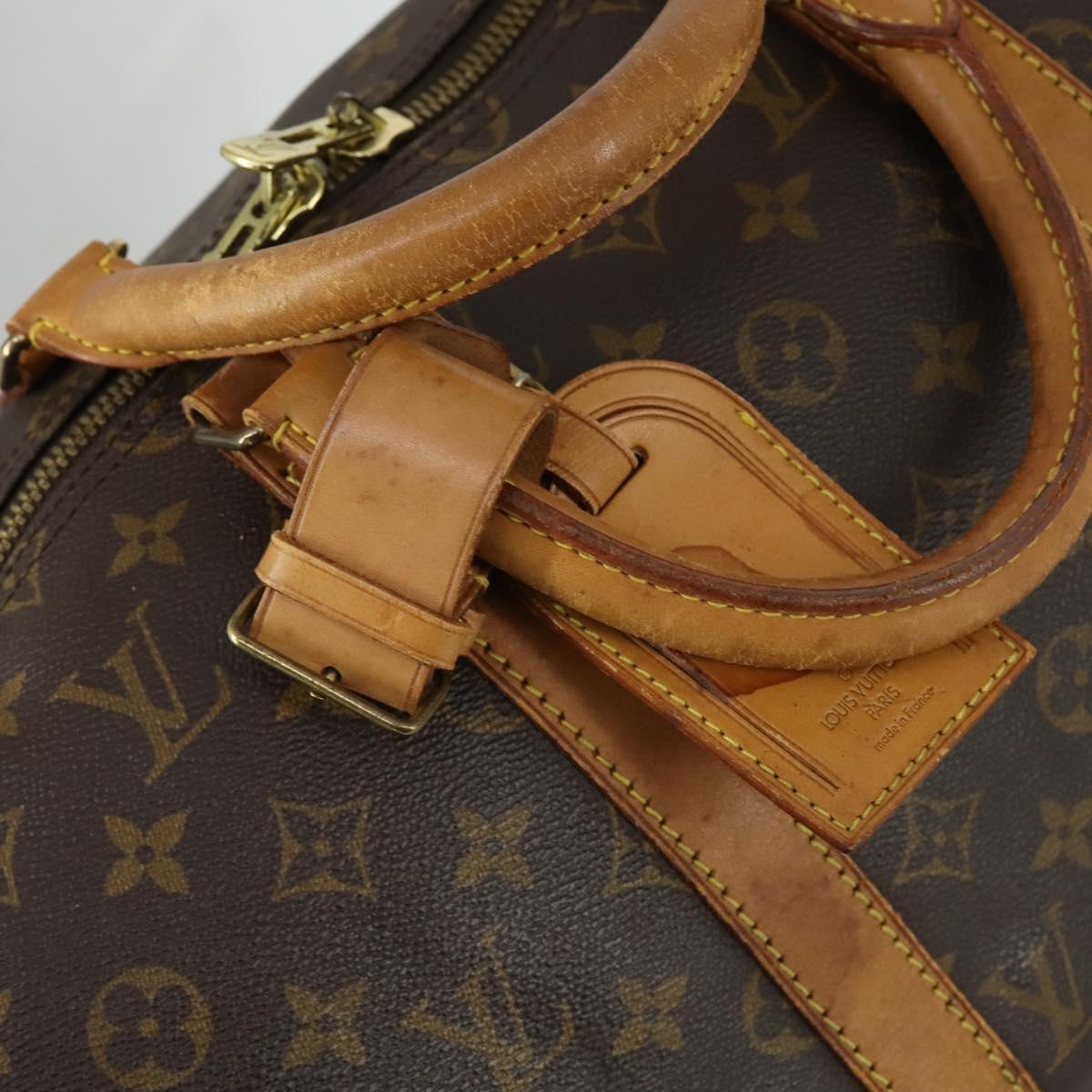LOUIS VUITTON Monogram Keepall Bandouliere 50 Boston Bag M41416 LV Auth 155662
