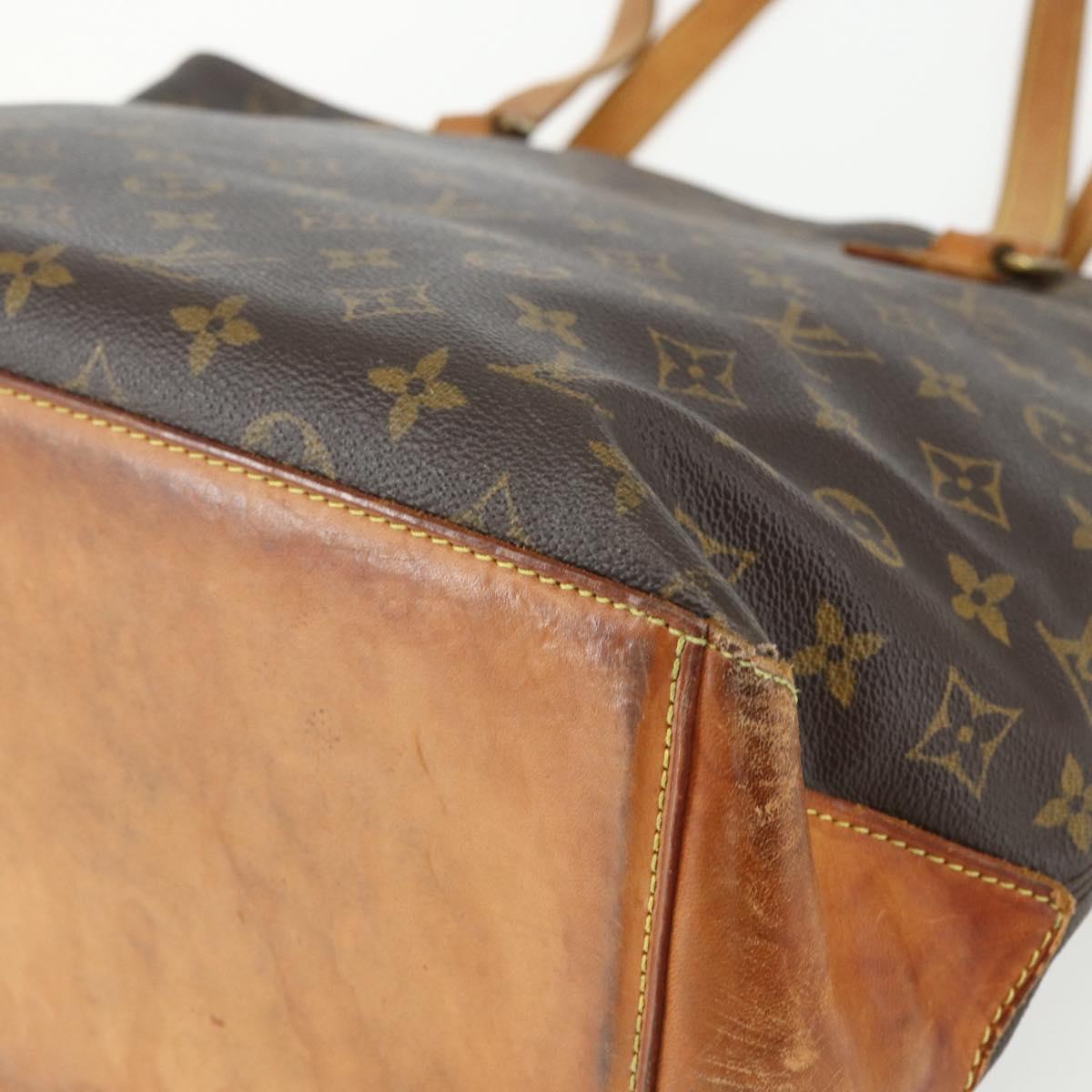 LOUIS VUITTON Monogram Cabas Mezzo Tote Bag M51151 LV Auth 155664
