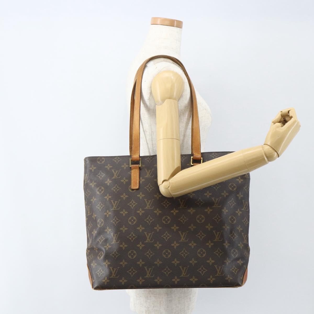 LOUIS VUITTON Monogram Cabas Mezzo Tote Bag M51151 LV Auth 155664