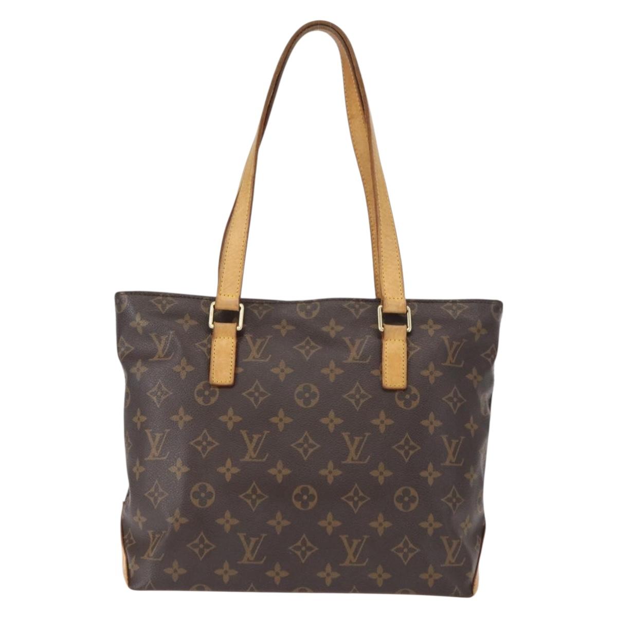 LOUIS VUITTON Monogram Cabas Piano Tote Bag M51148 LV Auth 155665