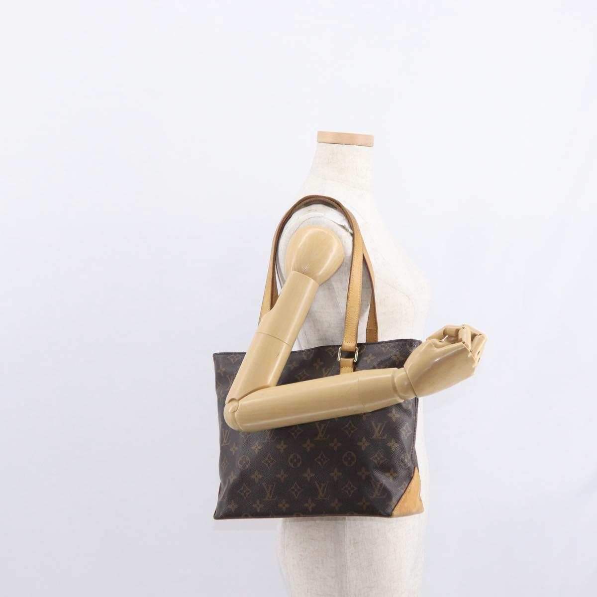 LOUIS VUITTON Monogram Cabas Piano Tote Bag M51148 LV Auth 155665