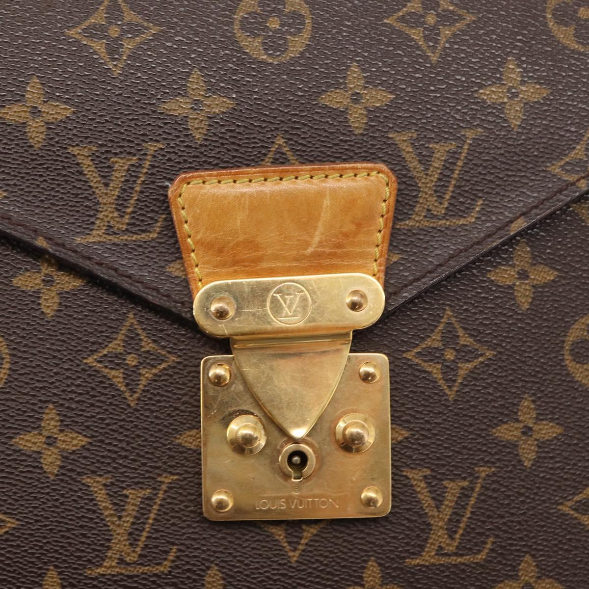 LOUIS VUITTON Monogram Serviette Conseiller Briefcase M53331 LV Auth 155666