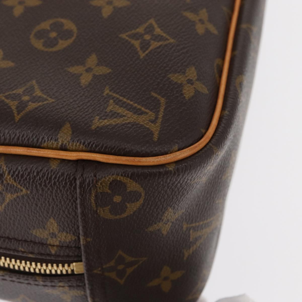 LOUIS VUITTON Monogram Trouville Hand Bag M42228 LV Auth 155669