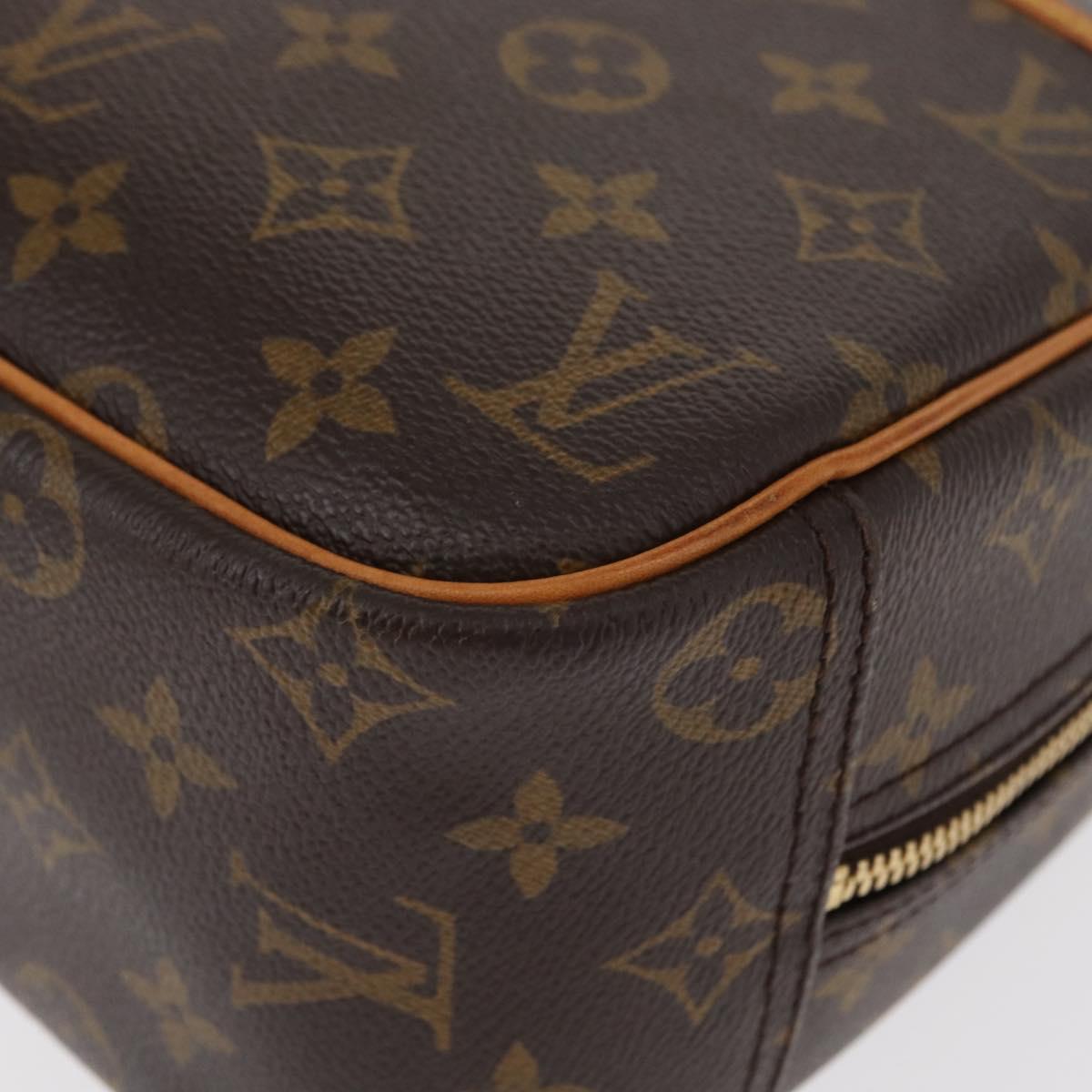 LOUIS VUITTON Monogram Trouville Hand Bag M42228 LV Auth 155669