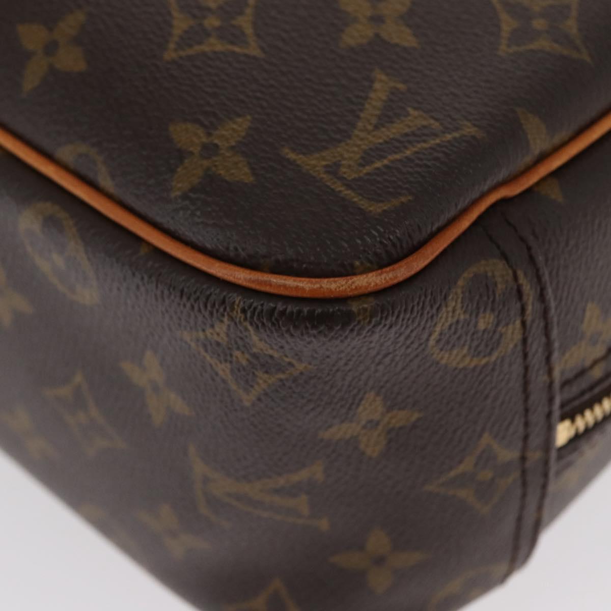LOUIS VUITTON Monogram Trouville Hand Bag M42228 LV Auth 155669