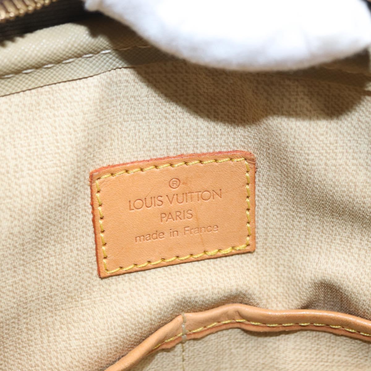 LOUIS VUITTON Monogram Trouville Hand Bag M42228 LV Auth 155669