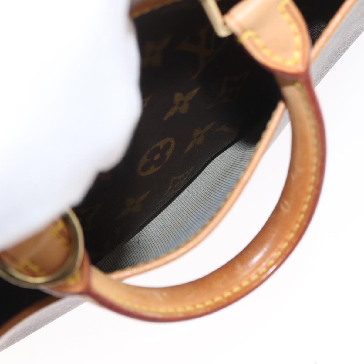 LOUIS VUITTON Monogram Trouville Hand Bag M42228 LV Auth 155669